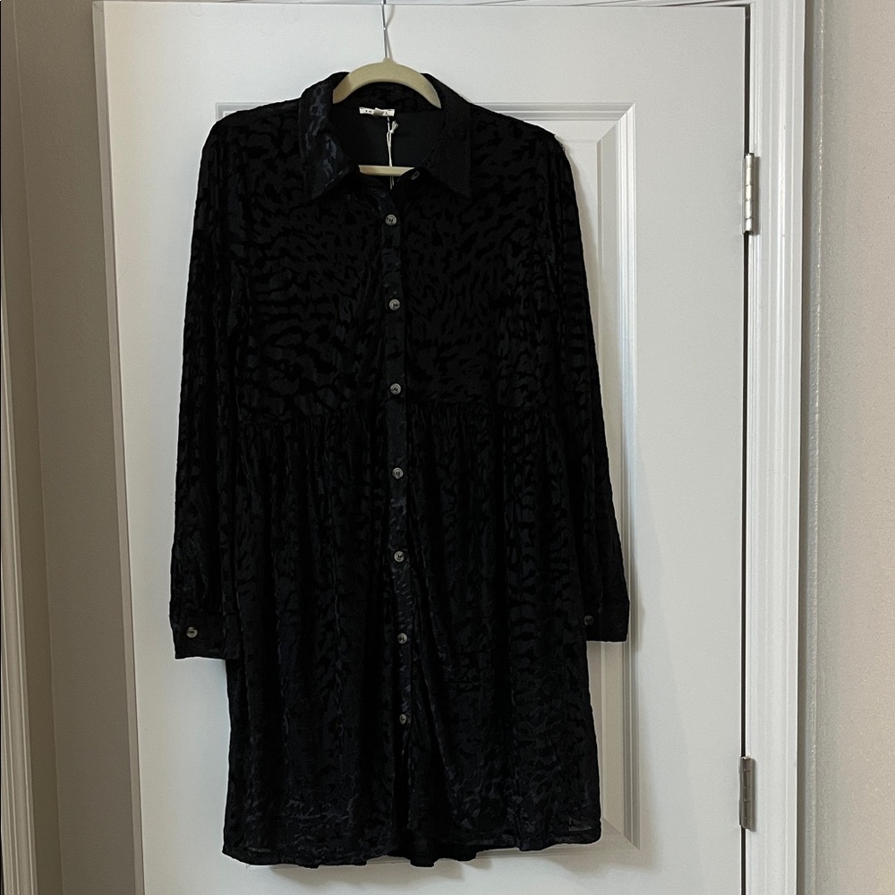 JODIFL Black Midi Dress